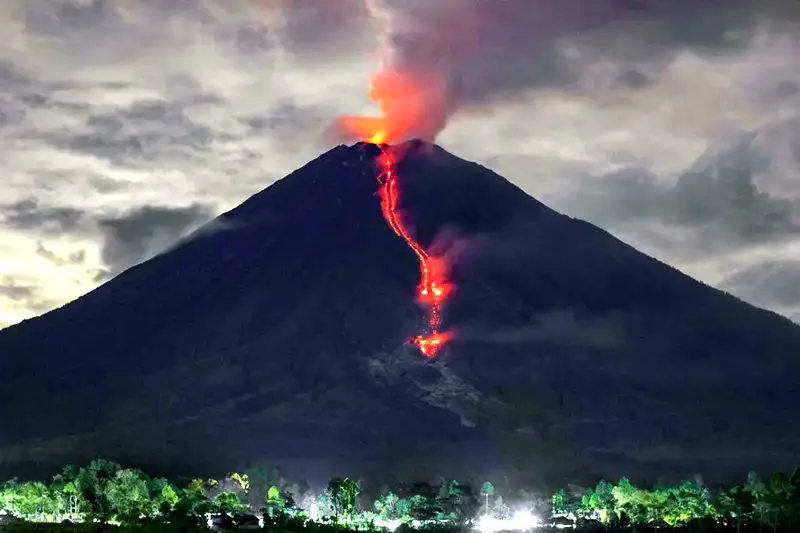 Mt. Semero Eruption- Indonesia volcanic eruption